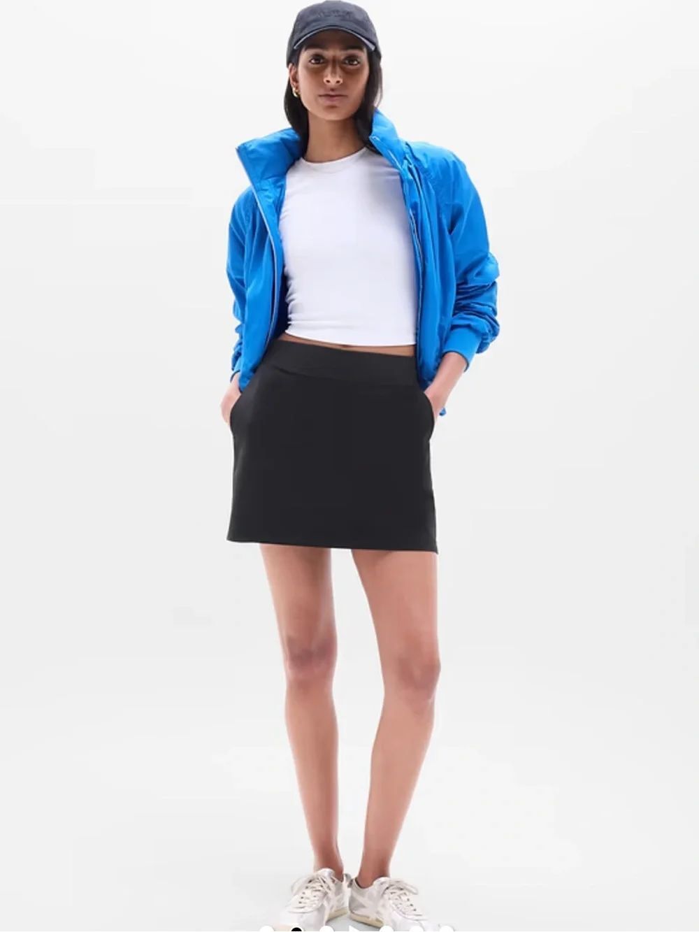 Athleta Black Brooklyn Mini Skirt Skort size 16